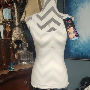 Maidenform White Firm Shaper Tank Top